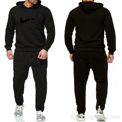 Men&#39;s Tracksuit Hooded Fitness Sport Suits